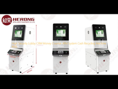 High Security Lobby CRM Money Counter ATM System Cash Recycling Machine R06L