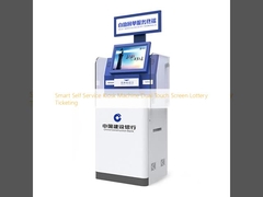 Smart Self Service Kiosk Machine Dual Touch Screen Lottery Ticketing