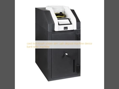 card inch touch screen atm cash deposit machine  device bank teller machine