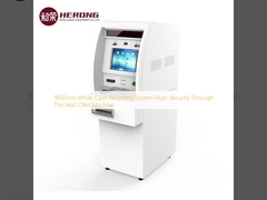 1850mm White Cash Recycling System High Security Through The Wall CRM Machine