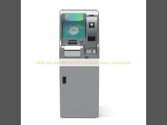 ATM cash deposit machine inch touch screen coin cheque