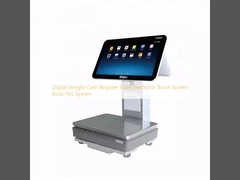Digital Weight Cash Register Scale Electronic Touch Screen Kiosk Pos System