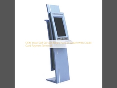 OEM Hotel Self Service Kiosk Check In System With Credit Card Payment Terminal
