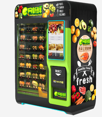 Vending Machine Of Fresh Fruits Vegetables Salads Intelligent Single-Cabinet Commercial Sale Machine
