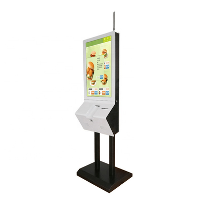 32" Screen Size Self Service Ordering Kiosk Indoor Payment Ticket Machine