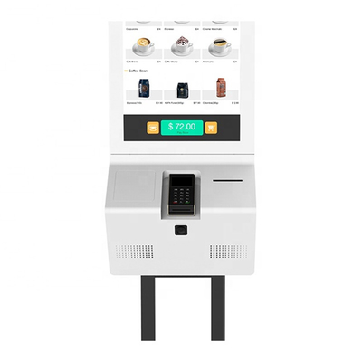 32" Screen Size Self Service Ordering Kiosk Indoor Payment Ticket Machine