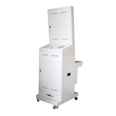 32 Inch Foor Standing Touch Screen Card Dispenser Machine QR Code Reader Self Service Ticket Kiosk