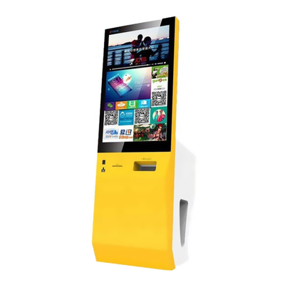 19&quot; Touch Screen Self Service Payment Ticket Kiosk Machine For Amusement Parking Place