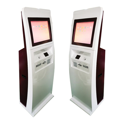 22 Inch Touch Screen Self Payment Kiosk Cash And Coin Acceptor Machine