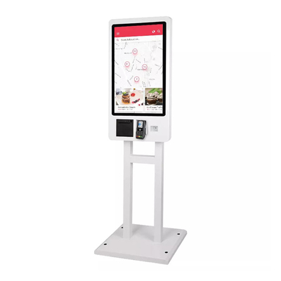 32 Inch Touch Screen Pos Systems Self Pay Kiosk For Fast Food Restaurants