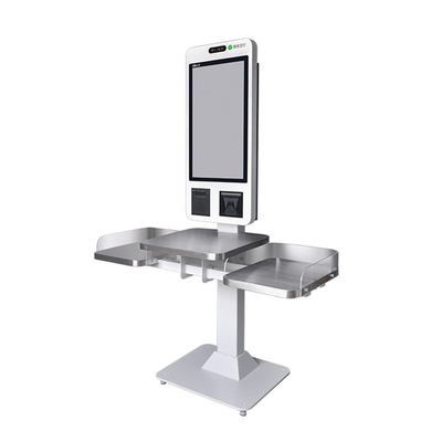 Self Service Ordering Payment Kiosk Pos System Cashier Cash Acceptor Machine