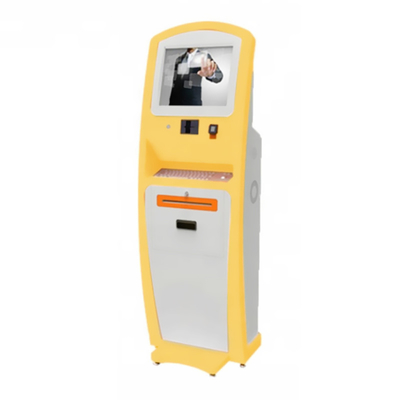 Automatic Ticket Vending Machine Cash Credit Card Reader Kiosk Machine For Indoor