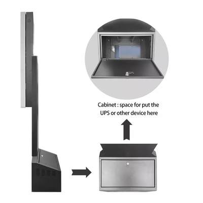 Stand Alone Self Order Ticket Kiosk Machine Service Payment ticket printers pc panel