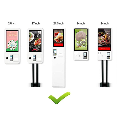 Linux Operating System 27 Inch Self Order Kiosk For Mc Donald'S KFC
