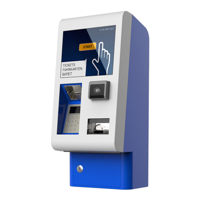 Touch Screen Self Service Cashless Ticket Vending Machine for Supermarket