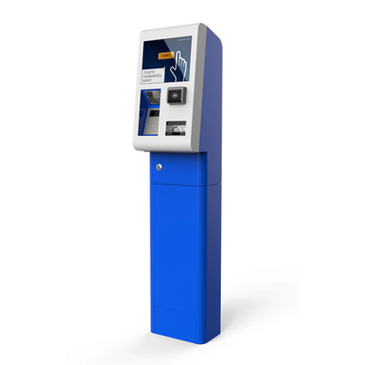 Touch Screen Self Service Cashless Ticket Vending Machine for Supermarket