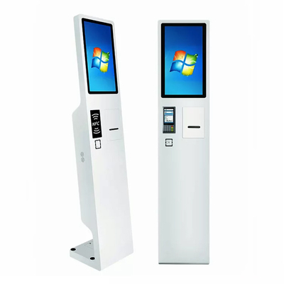 22 Inch Touch Screen Self Ordering Cashless Payment Kiosk For Restaurant