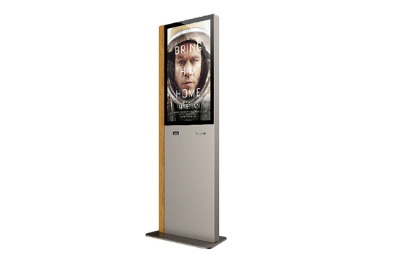 Advertising Space Self Ticket Kiosk Stations Lobby Standing Audio Formats