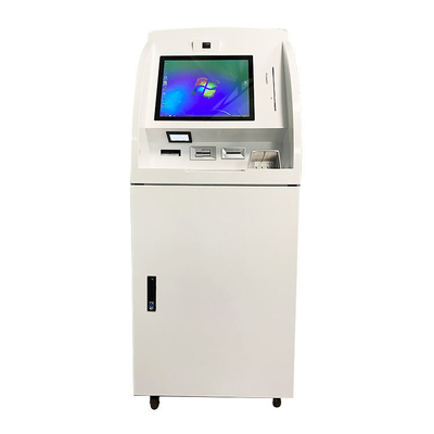 Self Service Kiosk LCD Cash Deposit Taking ATM Machine Payment Terminal