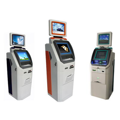 Dual Screen Atm Machine Banking Bill Payment For Cash In And Cash Out
