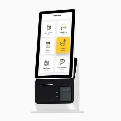 Touch screen self-service ordering bill payment independent self-service kiosk