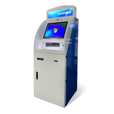 Hot Selling Touch Screen Self Service Cash Dispenser A4 Report Printer Self Service Kiosk Atm Machine