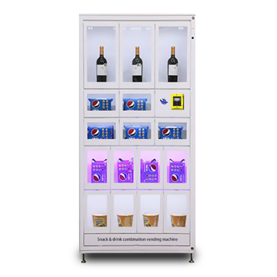 22 Inch Touch Screen Bevrage Vending Machine Water Alcohol Dispenser Kiosk