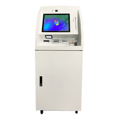 24 Inch Self Service Cash Deposit Machine Touch Screen Bank Teller Machine