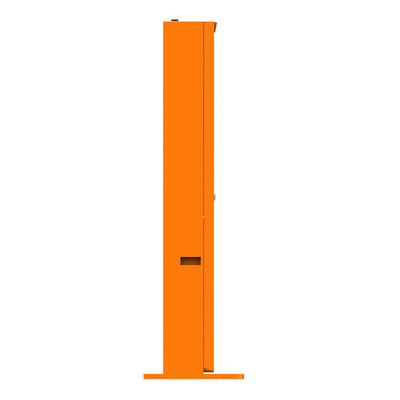touch self ordering kiosk with ticket machine for restaurant