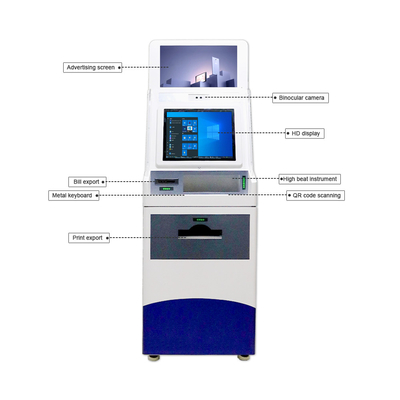 Touch Screen Self Service Registration Report Kiosk Automatic Ticket Machine