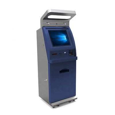 Floor Standing 17 Inch Touch Screen Cash Deposit Machine Self Service CDM