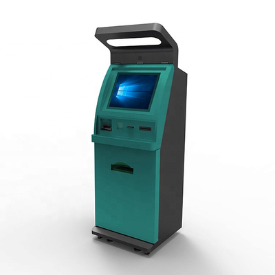 Floor Standing 17 Inch Touch Screen Cash Deposit Machine Self Service CDM