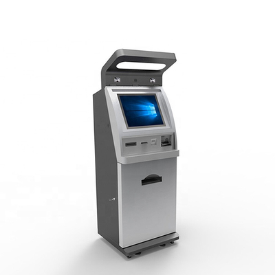 Floor Standing 17 Inch Touch Screen Cash Deposit Machine Self Service CDM