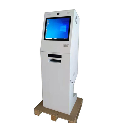 Floor Standing Windows OS Cash Deposit Machine Support Dual Screen