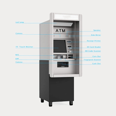 Wall Mounted Cash And Coin Dispenser Machine For Supermarket