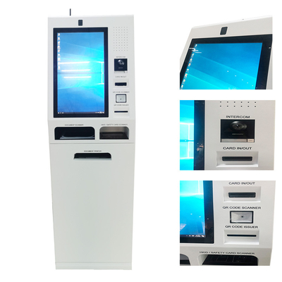 Floor Standing 19 Inch A4 Printing Self Service Kiosk With Document Scanner