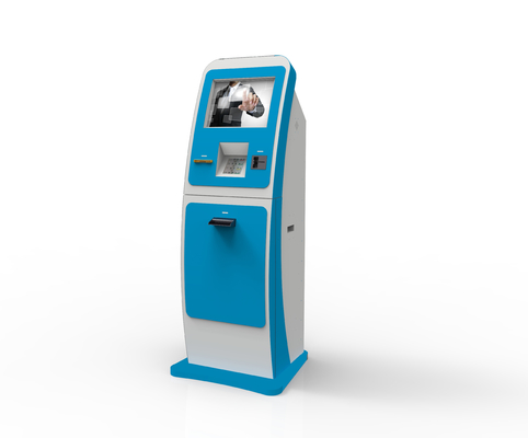 Floor Standing Touch Screen Self Service Kiosk Check In Payment