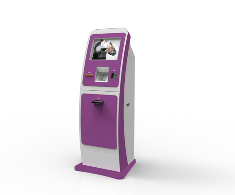 Floor Standing Touch Screen Self Service Kiosk Check In Payment