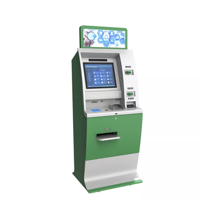 Touch Screen Self Service Kiosk Cash Payment Machine for Supermarket Bank