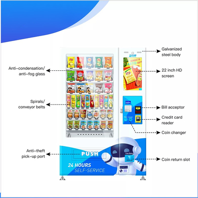 Vending Machines For Coffee Tea Milk Customised Special 19-Inch Kiosk Installed In Department Or Office Buildings
