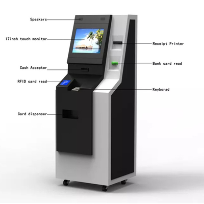 Thermal Printing Ip65 250cd/M2 ATM Cash Machine Magnetic Signal