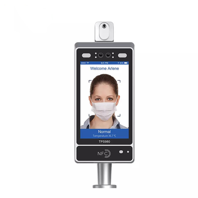 Infrared Sensor Temperature Scanner Kiosk Time Attendance Face Recognition Terminal