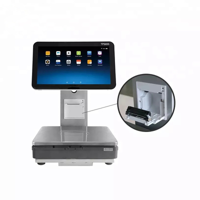 Digital Weight Cash Register Scale Electronic Touch Screen Kiosk Pos System