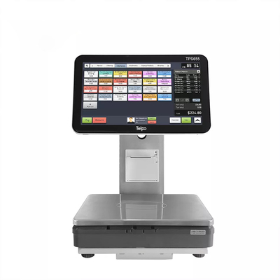 Digital Weight Cash Register Scale Electronic Touch Screen Kiosk Pos System