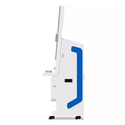 32" Screen Self Service Payment Kiosk Attendance Face Recognition Terminal With Temp Measurement System