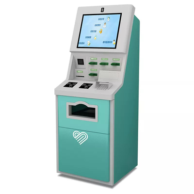 Red White 8ms 64GB ROM Atm Automatic Teller Machine For Hotel