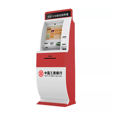 Touch Screen Cash Payment Atm Kiosk Self Service Currency Exchange Machine