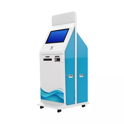 Fingerprint Self Service Atm Cash Deposit Machine Money Counting Machine Kiosk Automatic Teller