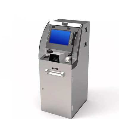 Fingerprint Self Service Atm Cash Deposit Machine Money Counting Machine Kiosk Automatic Teller