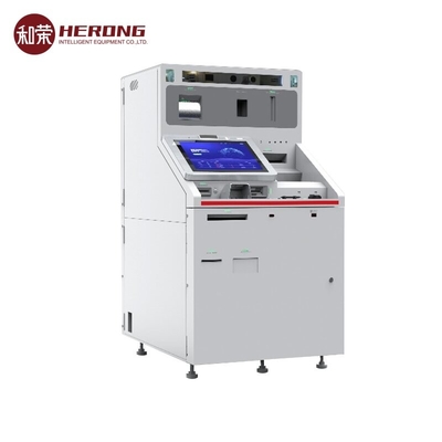 850mm Width Smart Teller Machine Lobby STM 19 Inch Financial Equipment